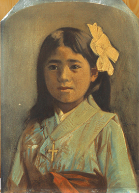 Portrait of Kimiko - Fujishima Takeji