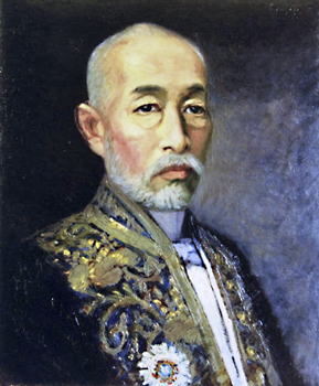 Portrait of Orita Hikoichi - Fujishima Takeji