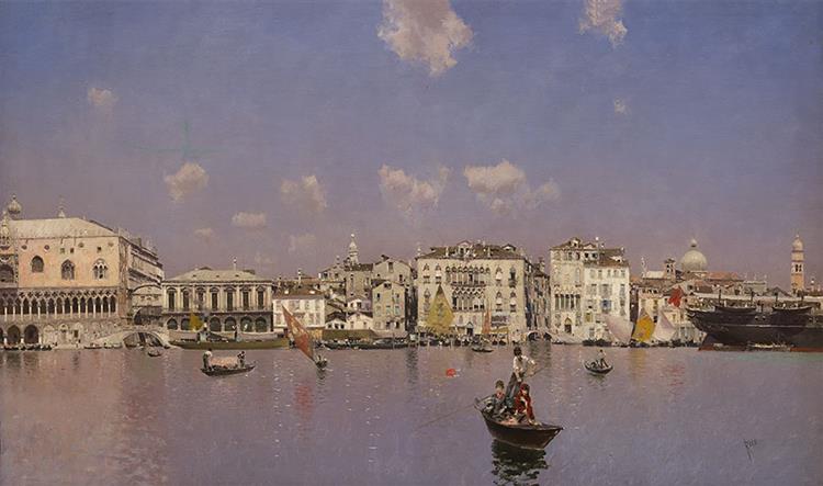 Riva Degli Schiavoni, Venice - Martín Rico y Ortega