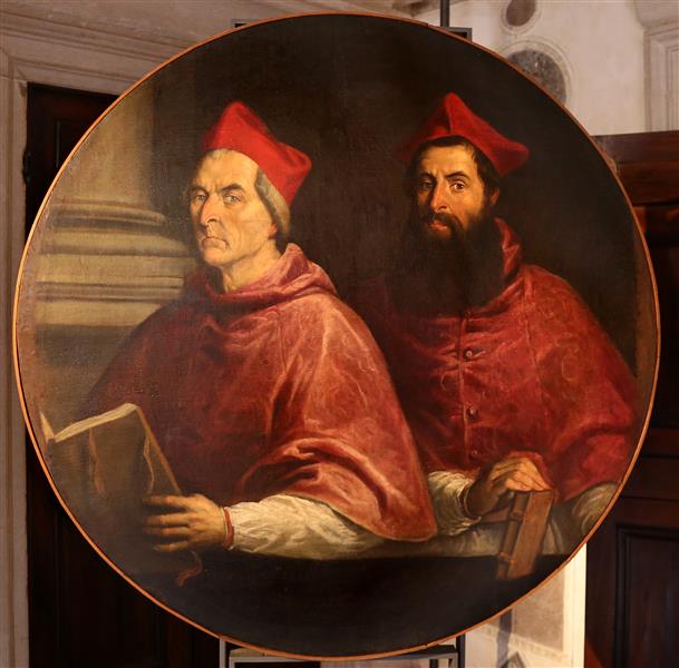 Portrait of Domenico and Marino Grimani, c.1550 - Palma il Giovane