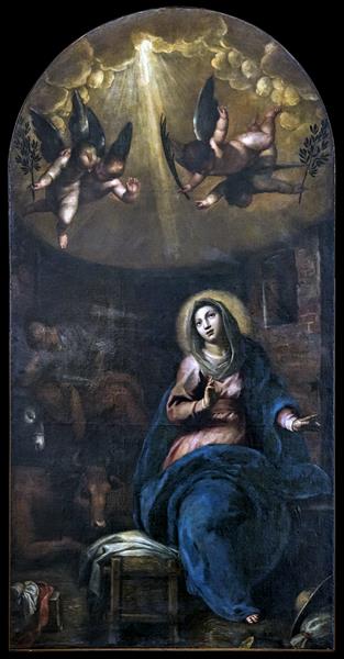 Chiesa Di San Geremia Venezia - L'aspettazione Del Parto Di Maria Vergine Di Palma Il Giovane 1628, c.1628 - Palma il Giovane