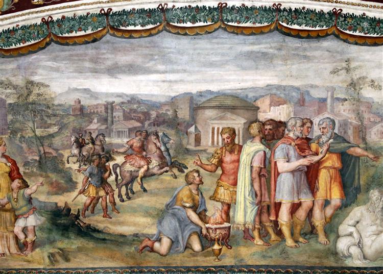 Stanza Di Apollo, 1540 - Francesco de' Rossi (Francesco Salviati), "Cecchino"