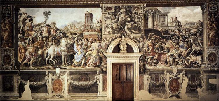 Scenes from the Life of Furius Camillus, 1543 - 1545 - Francesco de' Rossi (Francesco Salviati), "Cecchino"