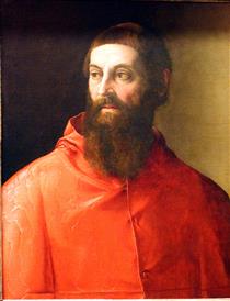Cardinal Rodolfo Pio - Francesco de' Rossi (Francesco Salviati), "Cecchino"