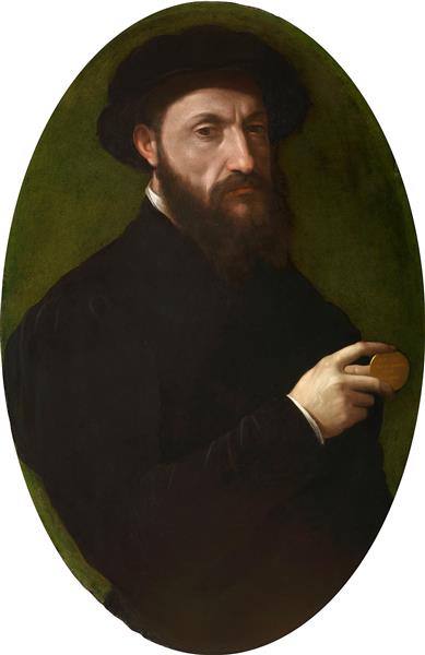 Portrait of a Gentleman - Francesco de' Rossi (Francesco Salviati), "Cecchino"