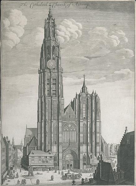 Cathedral of Our Lady of Antwerp, 1649 - Вацлав Холлар