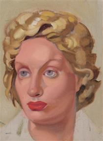 Portrait of Kizette Adult II - Tamara de Lempicka