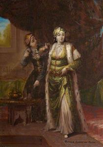 Sultana Haseki or Queen - Jean Baptiste Vanmour