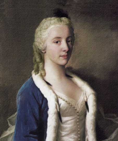 Marie Charlotte Boissier, Détail - Jean-Étienne Liotard