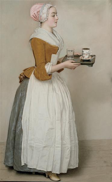 The Chocolate Girl, c.1744 - c.1745 - Jean-Étienne Liotard