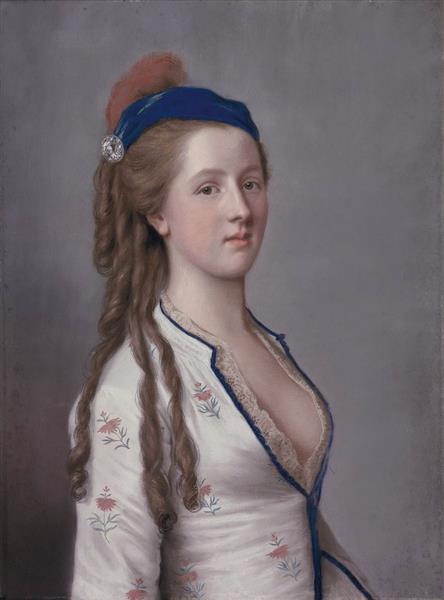 Lady Ann Somerset, Countess of Northampton (at the Age of About 14) - Jean-Étienne Liotard