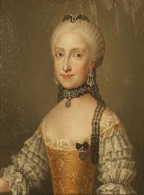Portrait of Maria Luisa of Spain, Wife of Holy Roman Emperor Leopold II - Жан-Этьен Лиотар