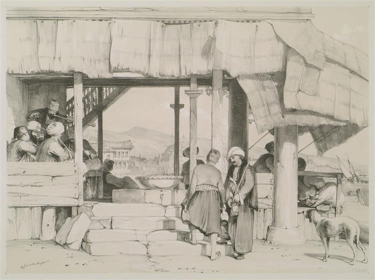 A Café on the Bosphorus, 1838 - John Frederick Lewis