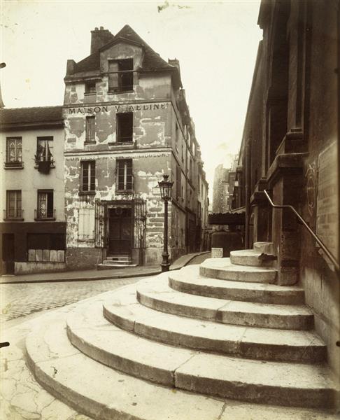 Rue De La Montagne-sainte-genevievè - Eugène Atget