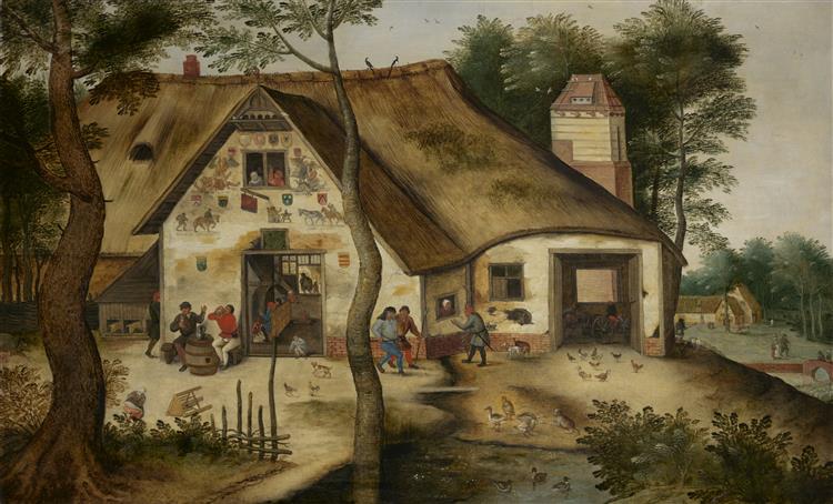 L'auberge St. Michel - Pieter Brueghel the Younger