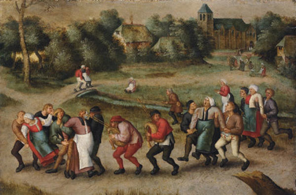 Saint John’s Dancers on Their Way to Meulenbeeck (near Brussels) During the Annual Procession on the Feast Day of the Nativity of Saint John the Baptist., 1592 - Pieter Brueghel le Jeune