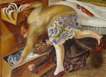 At the Chest of Drawers - Stanley Spencer