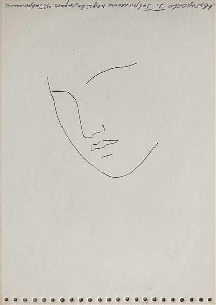 Female image. Sketch, c.1956 - c.1975 - Hryhorii Havrylenko