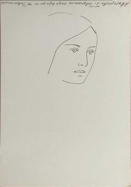 Female image. Sketch, c.1965 - c.1975 - Hryhorii Havrylenko