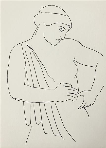 Female image. Based on ancient works, c.1965 - c.1975 - Hryhorii Havrylenko