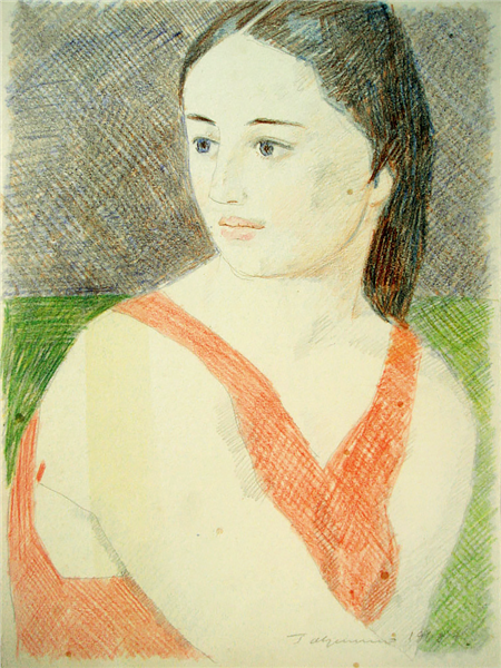 Young woman, 1968 - Hryhorii Havrylenko