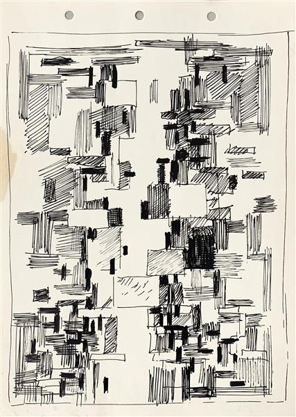 Abstract composition, 1962 - Hryhorii Havrylenko