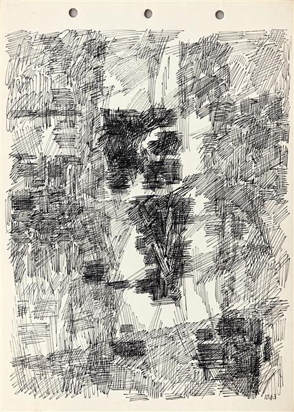 Abstract composition, 1963 - Hryhorii Havrylenko
