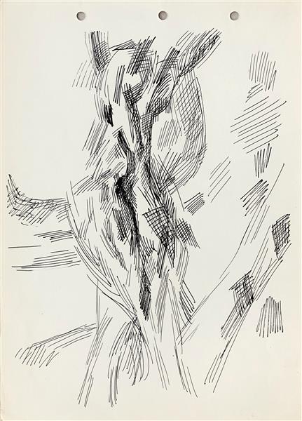 Абстрактна композиція (Ескіз до твору "Ніка"), c.1963 - Григорій Гавриленко