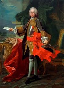 Portrait of Ricardo Wall Y Devreux, Prime Minister of Spain Under Ferdinand Vi and Charles III - Jean-Baptiste van Loo