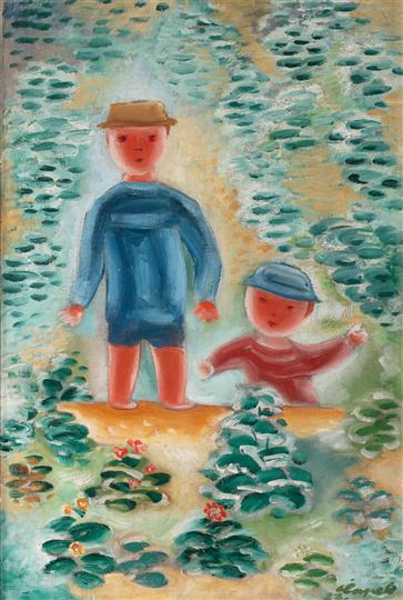 Dvě děti, 1923 - Josef Capek