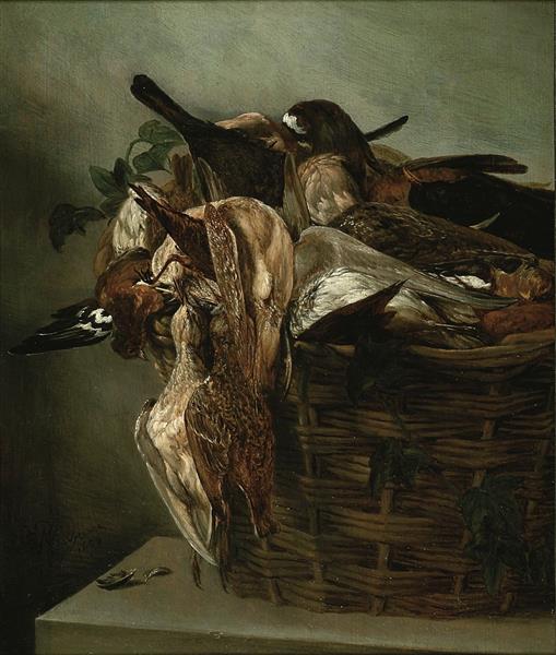 Still Life with Poultry - Salomon van Ruysdael