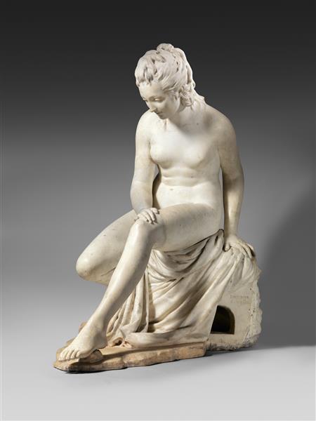 Bather (from a Fountain Group), 1782 - Жан-Антуан Гудон