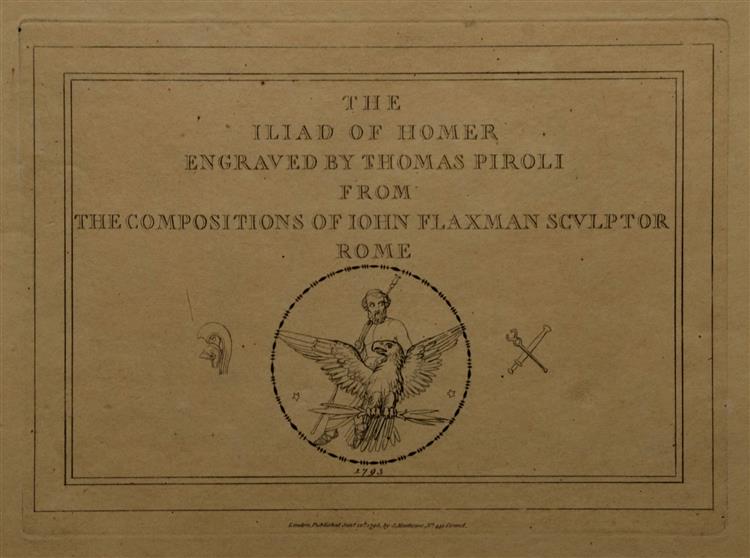 Title page, 1793 - 1795 - John Flaxman