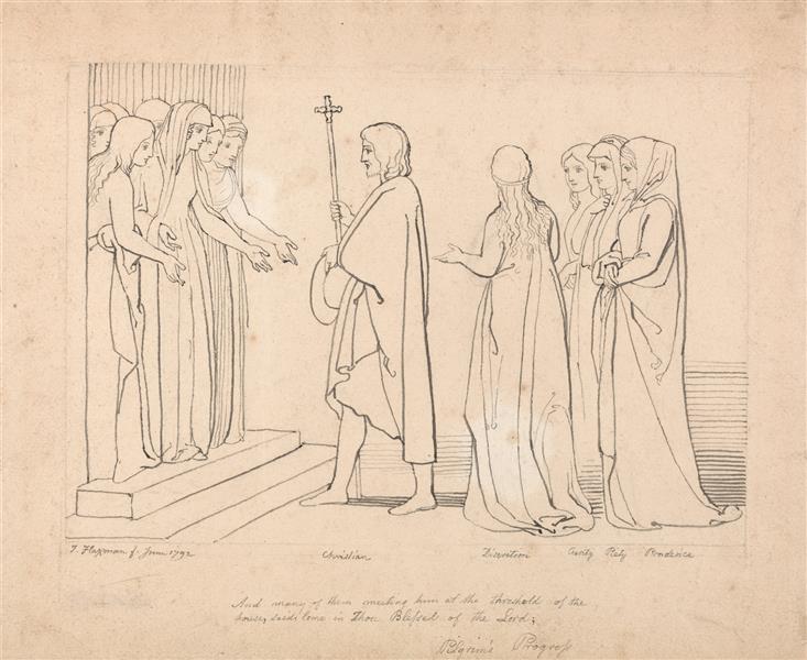 "Illustration to Pilgrim's Progress - John Flaxman