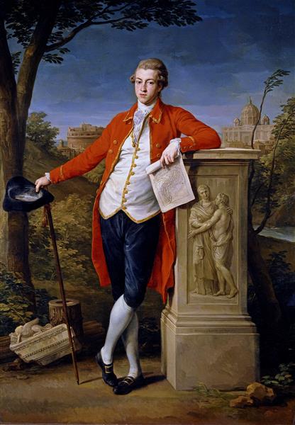Portrait of Francis Basset, 1st Baron De Dunstanville and Basset, 1778 - Помпео Батоні