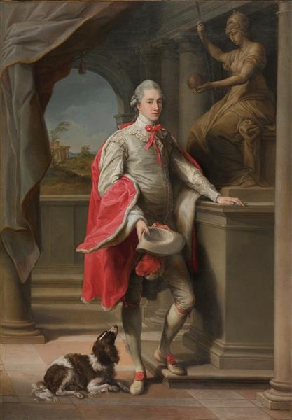 Portrait of John, 3rd Baron Monson of Burton, 1774 - Помпео Батоні