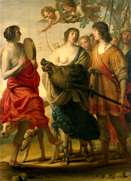 Meleager und Atalante, 1632 - Gerrit van Honthorst