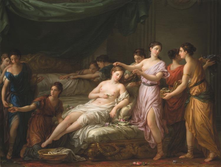 Women in Classical Dress Attending a Young Bride, 1777 - Joseph-Marie Vien