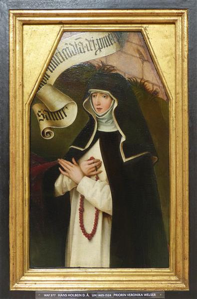 Prioress Veronica Welser, 1504 - Hans Holbein the Elder