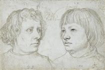 Ambrosius and Hans, the Sons of the Artist - Hans Holbein, o Velho