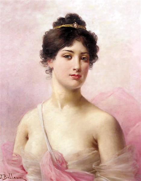 A young beauty - Jules-Frédéric Ballavoine
