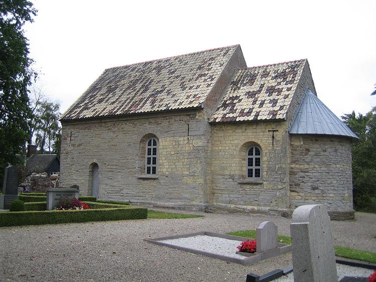 Borrie Church, Sweden, c.1120 - Романская архитектура