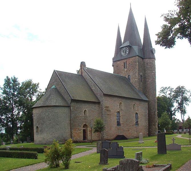 Husaby Church, Sweden, c.1100 - Arquitetura românica