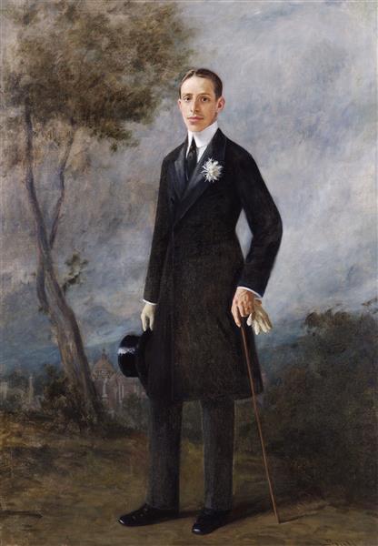 Portrait Of King Alfonso XIII - Joan Brull