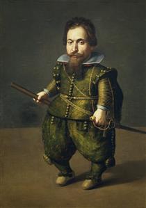 Retrato De Enano - Juan van der Hamen y León