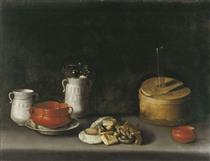 Still Life with Porcelain and Sweets - Хуан Ван дер Амен