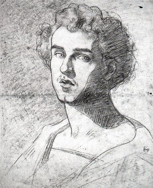Self-portrait, 1859 - 马里亚·福尔图尼
