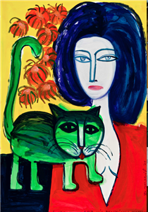 A Green Cat and his Beautiful Mistress1989 - René Marcil