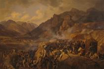 Storming of Malborghetto Fort 1809 - Освальд Ахенбах
