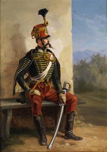 Soldier at rest - Albrecht Adam